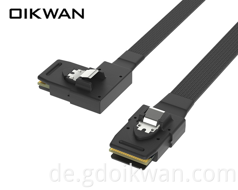 8087 To 8087 Right Angle,Internal Mini SAS SFF-8087 to SFF-8087,Internal Mini SAS cable